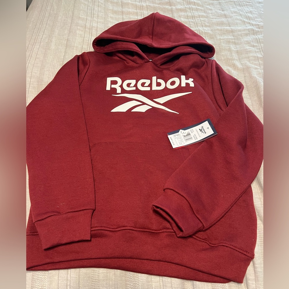 Reebok Boy’s Maroon Hoodie Sweater